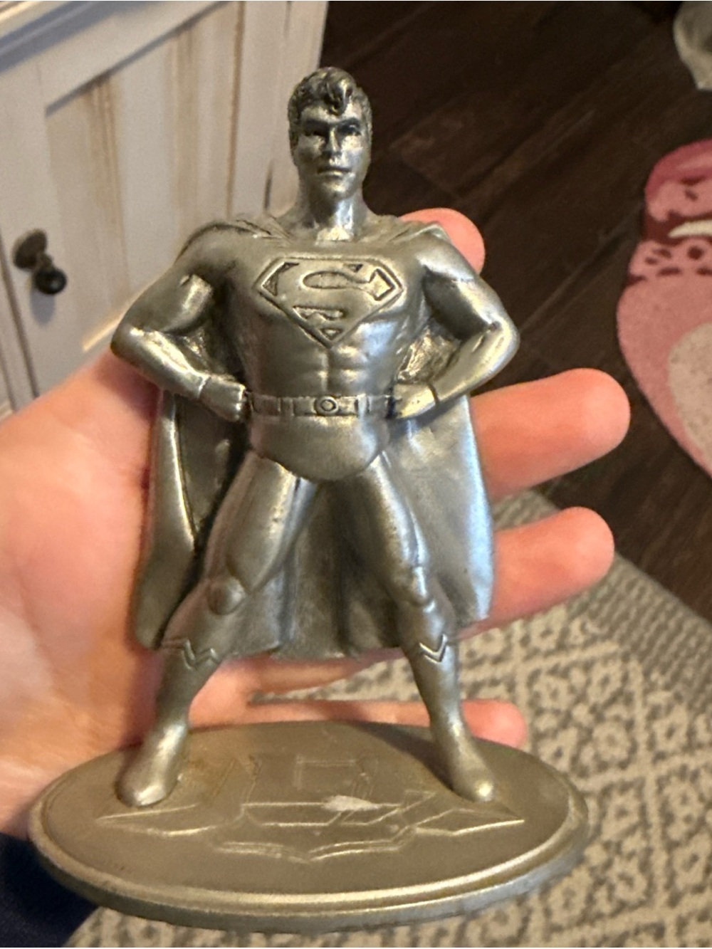 DC DIRECT JLA PEWTER SERIES SUPERMAN 2000 vintage superhero statue figure